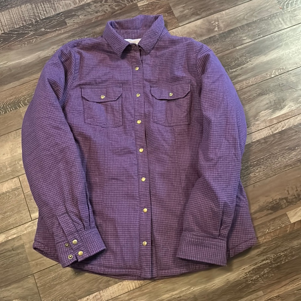 L.L. Bean quilted flannel